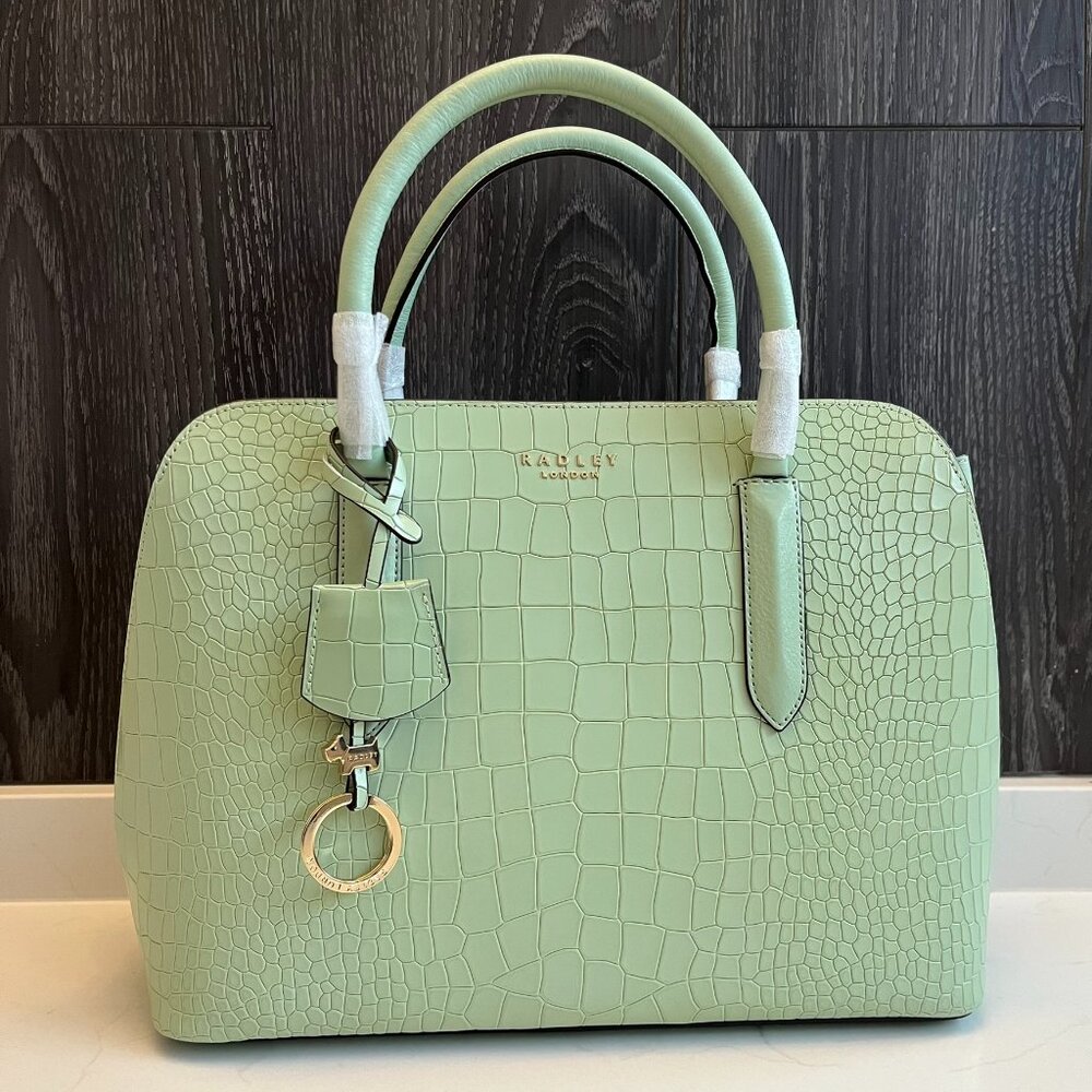 Radley London light green leather bag